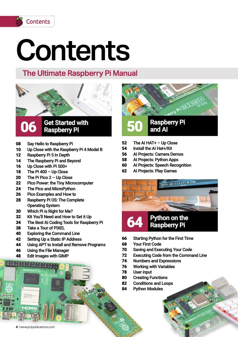The Ultimate Raspberry Pi Manual - Print + Digital Edition 1/2026 - Image 2
