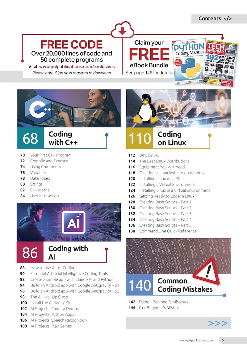Coding For Beginners - Print Edition 1/2026 - Image 3